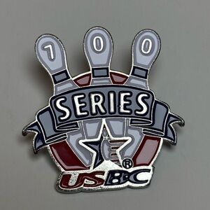 USBC 700 Series Bowling Award Lapel Pin Vintage Achievement Collectible Badge